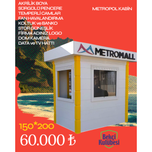 Güvenlik kulübesi 150*200