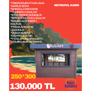 Güvenlik Kulübesi 250*300